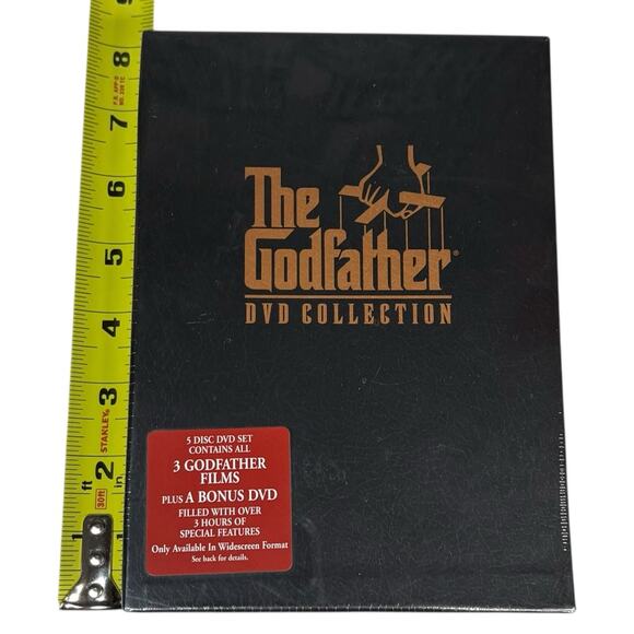 SEALED "The Godfather" Movie DVD Collection Set 2001 - 5-Disc Trilogy BRAND NEW - Picture 2 of 16